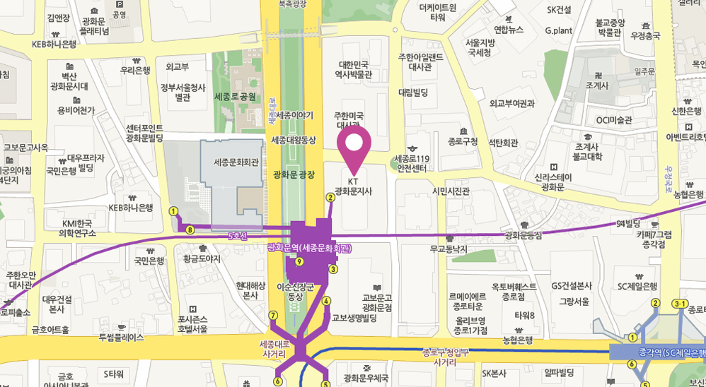 찾아오시는길 지도